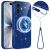 Захисний чохол Deexe Glitter Case with MagSafe для Apple iPhone 17 - Blue: фото 1 з 7