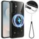 Защитный чехол Deexe Glitter Case with MagSafe для Samsung Galaxy S25 FE (S731) - Black (405308B). Фото 1 из 7