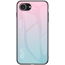 Защитный чехол Deexe Gradient Color для iPhone 17e / 16e - Pink / Blue: фото 1 из 13
