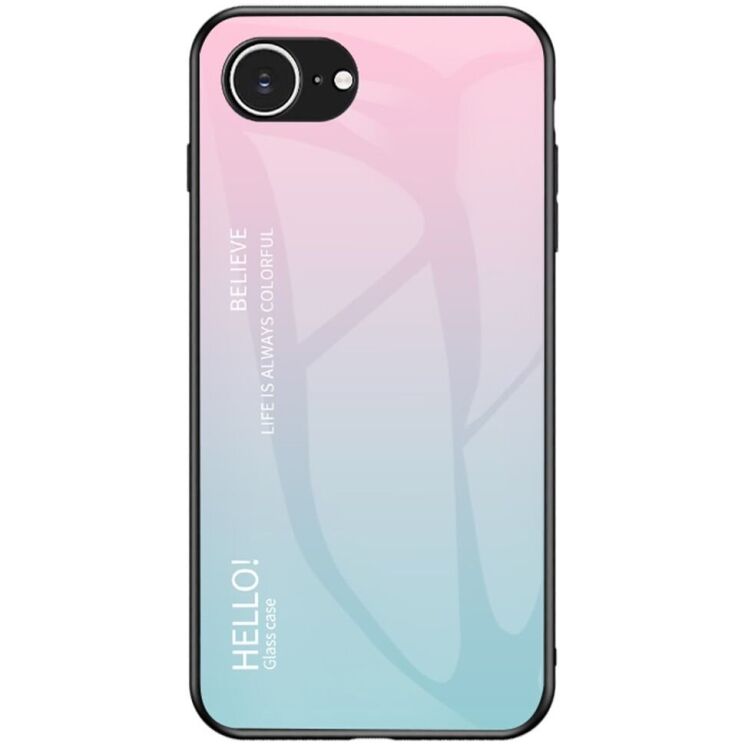 Защитный чехол Deexe Gradient Color для iPhone 17e / 16e - Pink / Blue: фото 1 из 13
