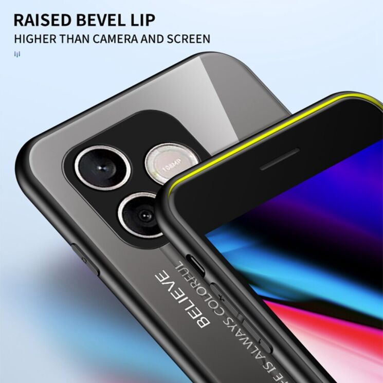 Защитный чехол Deexe Gradient Color для Honor 600 Lite - Black / Grey (411818BH) Защитный чехол Deexe Gradient Color для Honor 600 Lite - Black / Grey: фото 5 из 8