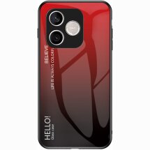 Защитный чехол Deexe Gradient Color для Honor 600 Lite - Black / Red: фото 1 из 8
