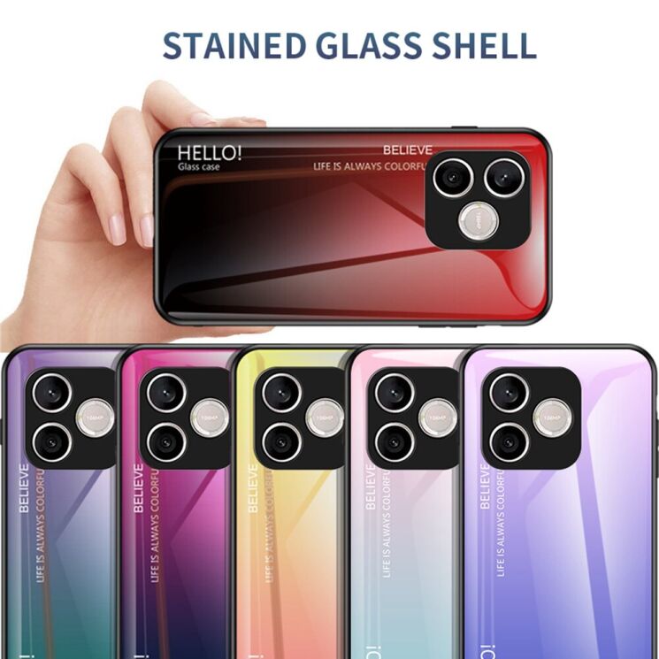 Защитный чехол Deexe Gradient Color для Honor 600 Lite - Black / Grey (411818BH) Защитный чехол Deexe Gradient Color для Honor 600 Lite - Black / Grey: фото 7 из 8
