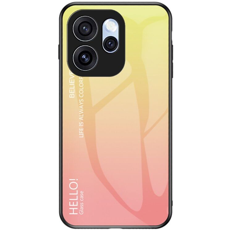 Защитный чехол Deexe Gradient Color для OPPO Reno 15 Pro - Yellow: фото 1 из 8