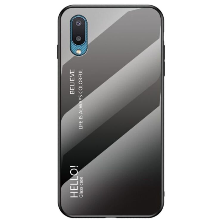 Защитный чехол Deexe Gradient Color для Samsung Galaxy A02 (A022) - Black / Grey: фото 1 из 9