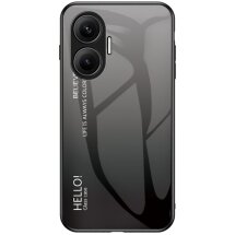 Защитный чехол Deexe Gradient Color для Xiaomi Poco F7 - Black / Grey: фото 1 из 12