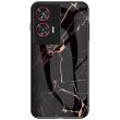 Захисний чохол Deexe Gradient Pattern для Motorola Edge 50 Fusion - Gold / Black (354251BF)