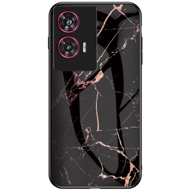 Захисний чохол Deexe Gradient Pattern для Motorola Edge 50 Fusion - Gold / Black: фото 1 з 12