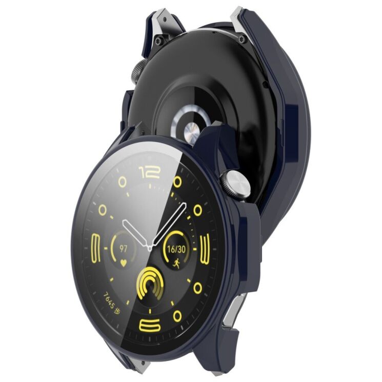 Защитный чехол Deexe Hard Frame для Huawei Watch GT 4 (46mm) - Midnight Blue: фото 2 из 3