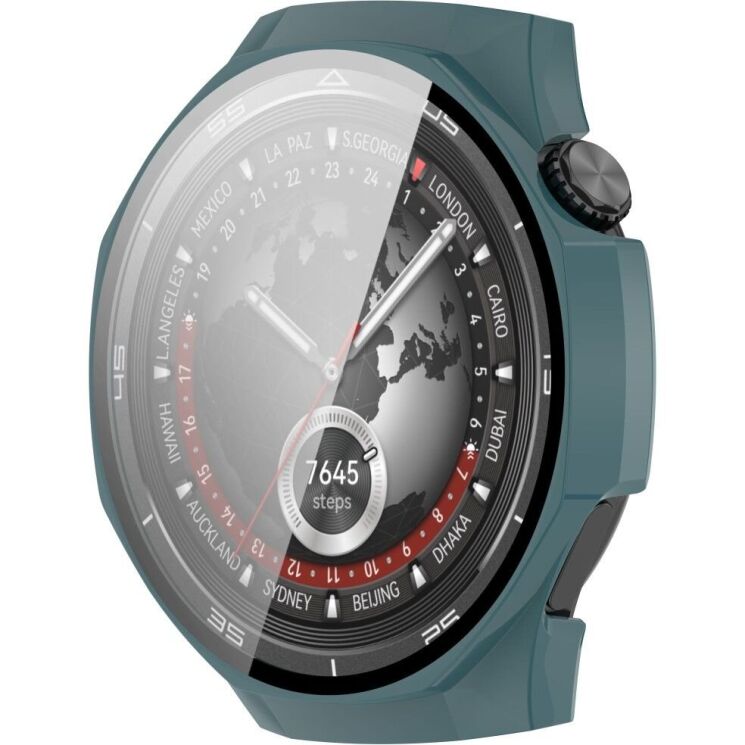 Защитный чехол Deexe Hard Frame для Huawei Watch GT 5 Pro (46mm) - Green: фото 5 из 7