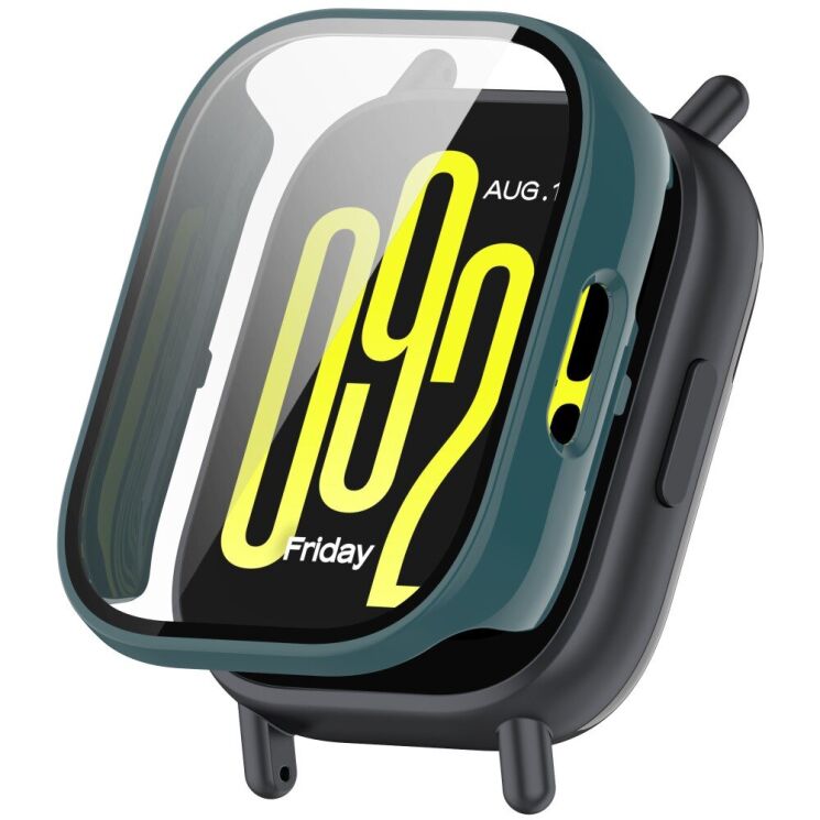 Защитный чехол Deexe Hard Frame для Xiaomi Redmi Watch 5 Lite - Green: фото 1 из 6