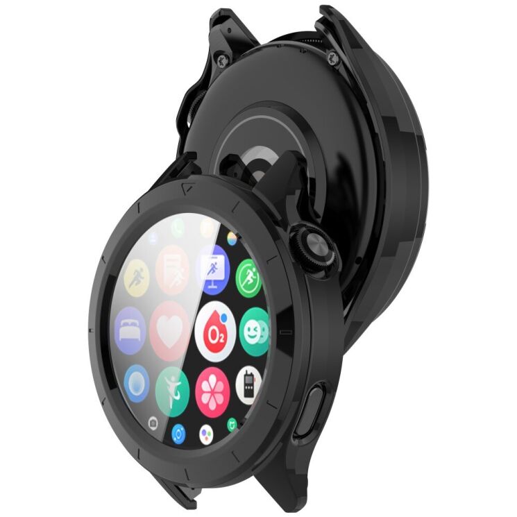 Защитный чехол Deexe Hard Frame для Xiaomi Watch S4 - Black: фото 6 из 7