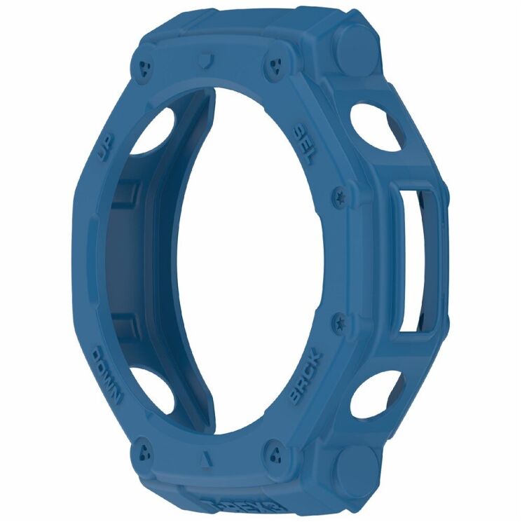 Защитный чехол Deexe Hollow Cover для Xiaomi Amazfit T-ReX 3 - Dark Blue: фото 4 из 6
