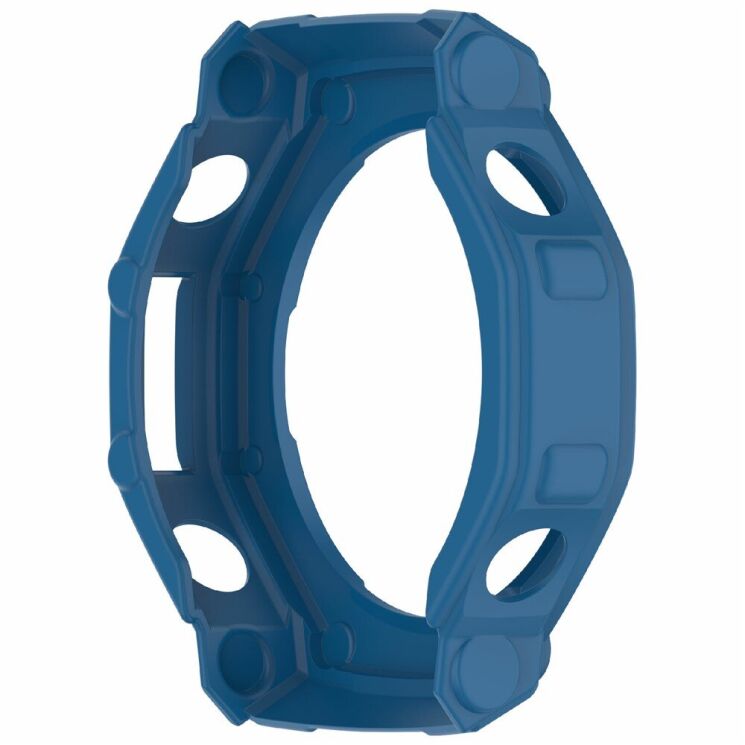 Защитный чехол Deexe Hollow Cover для Xiaomi Amazfit T-ReX 3 - Dark Blue: фото 5 из 6