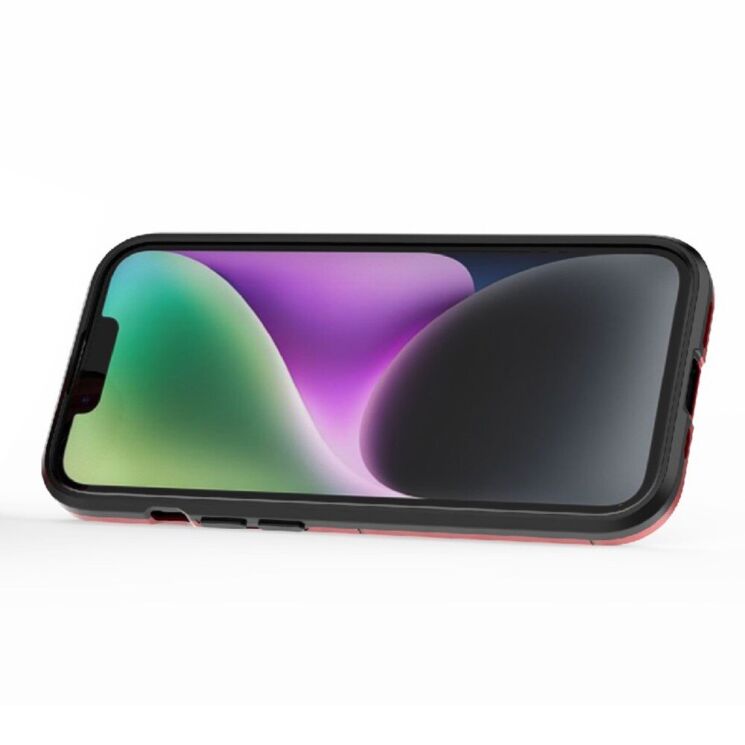 Защитный чехол Deexe Hybrid Case для Apple iPhone 15 - Red: фото 3 из 7