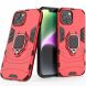Защитный чехол Deexe Hybrid Case для Apple iPhone 15 - Red (329515R). Фото 1 из 7