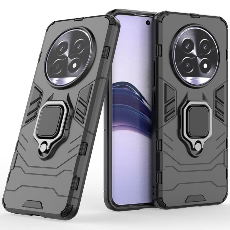 Захисний чохол Deexe Hybrid Case для Realme 13 Pro / 13 Pro Plus - Black: фото 1 з 5