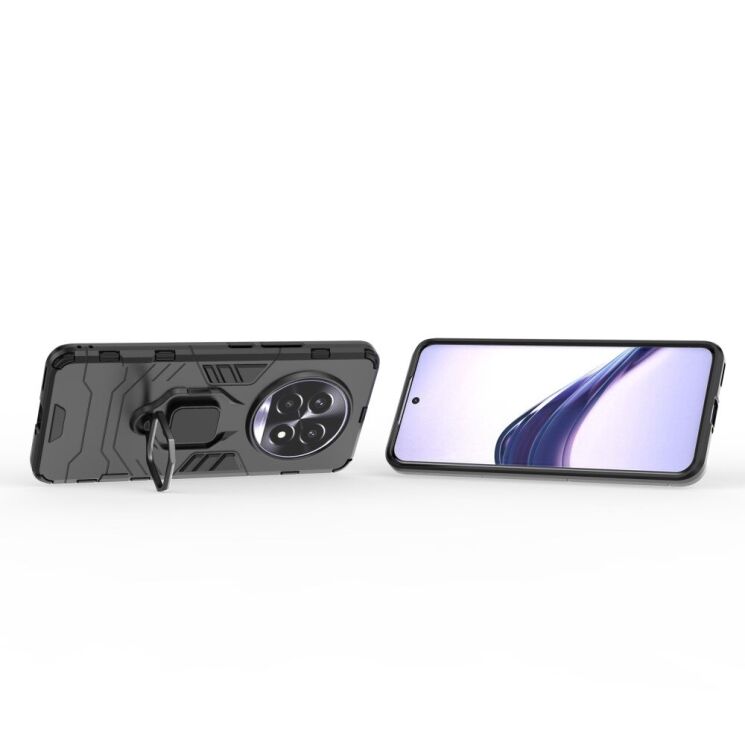 Захисний чохол Deexe Hybrid Case для Realme 13 Pro / 13 Pro Plus - Black: фото 3 з 5