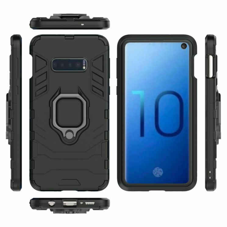 Защитный чехол Deexe Hybrid Case для Samsung Galaxy S10 Lite (G770) - Black: фото 5 из 10