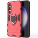 Захисний чохол Deexe Hybrid Case для Samsung Galaxy S24 FE (S721) - Red (367516R). Фото 2 з 6