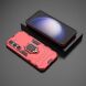 Захисний чохол Deexe Hybrid Case для Samsung Galaxy S24 FE (S721) - Red (367516R). Фото 4 з 6