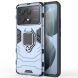 Защитный чехол Deexe Hybrid Case для Xiaomi Poco X6 Pro - Blue (345852L). Фото 1 из 5