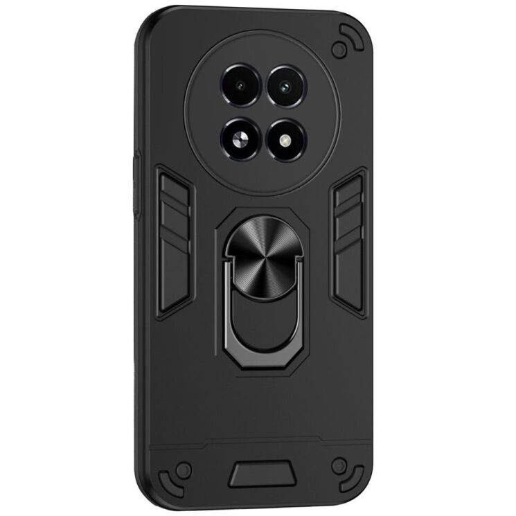Защитный чехол Deexe Hybrid Shell для Realme 13 5G - Black: фото 1 из 7