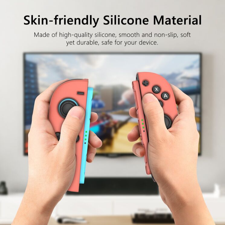 Защитный чехол Deexe Joy-Con Cover для контролеров Nintendo Switch 2 - Black: фото 2 из 7