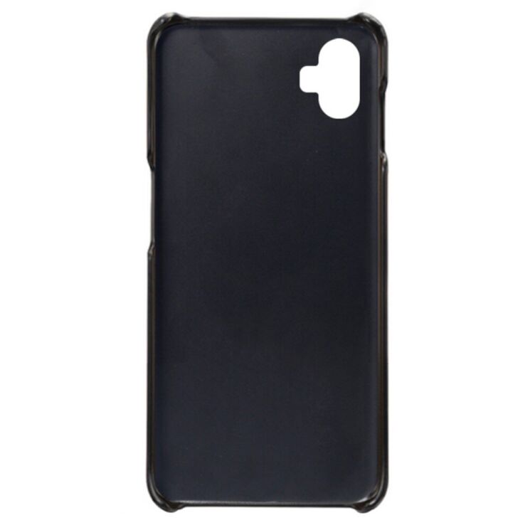 Захисний чохол Deexe Leather Back Cover для Samsung Galaxy A05 (A055) - Black: фото 4 з 4