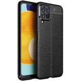Защитный чехол Deexe Leather Cover для Samsung Galaxy M53 (M536) - Black: фото 1 из 8