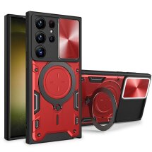 Защитный чехол Deexe Magnetic Space для Samsung Galaxy S22 Ultra (S908) - Red: фото 1 из 11