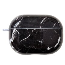 Защитный чехол Deexe Marble Cover для Redmi Buds 4 Pro - Black: фото 1 из 7