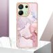 Защитный чехол Deexe Marble Style для Xiaomi Redmi Note 13 - Light Green (345965LG). Фото 5 из 6