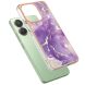 Защитный чехол Deexe Marble Style для Xiaomi Redmi Note 13 - Purple (345965V). Фото 2 из 6