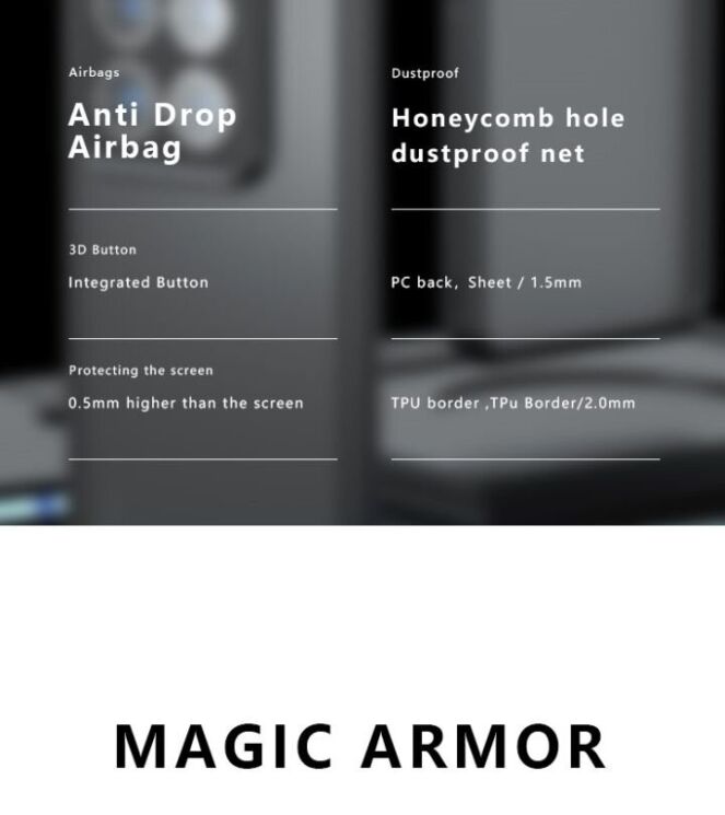 Захисний чохол Deexe Matte Skin для Honor 200 Pro - Transparent / Black: фото 12 з 12