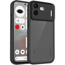 Захисний чохол Deexe Matte Skin для Nothing Phone (4b) - Transparent Black: фото 1 з 8