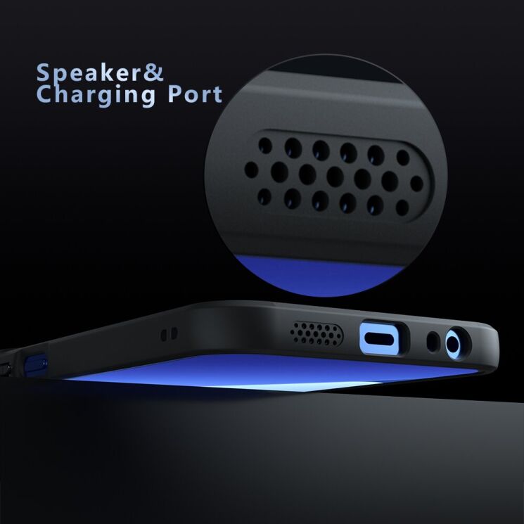 Захисний чохол Deexe Matte Skin with MagSafe для Xiaomi Redmi 15C / Poco C85 - Black: фото 6 з 12