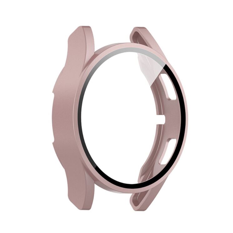 Защитный чехол Deexe Protective Frame для Samsung Galaxy Watch 4 (44mm) - Rose Gold: фото 1 из 6