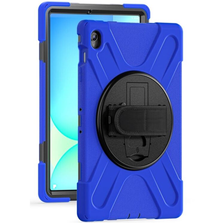 Защитный чехол Deexe Rotation Hybrid для Samsung Galaxy Tab S10 FE Plus - Blue: фото 1 из 14
