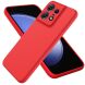 Защитный чехол Deexe Silicone Case для Motorola Edge 50 Pro - Red (353605R). Фото 1 из 8