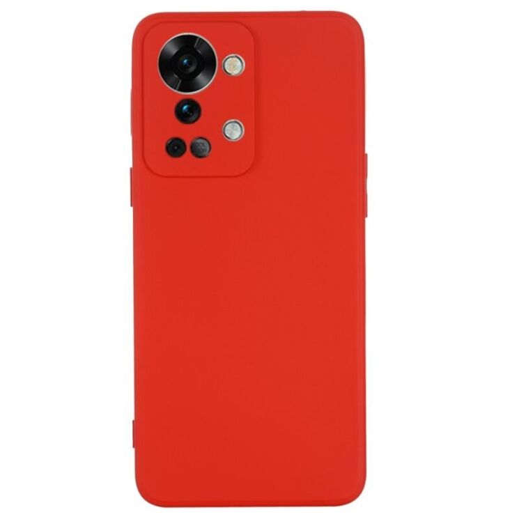 Защитный чехол Deexe Silicone Case для OnePlus Nord 2T - Red: фото 4 из 7