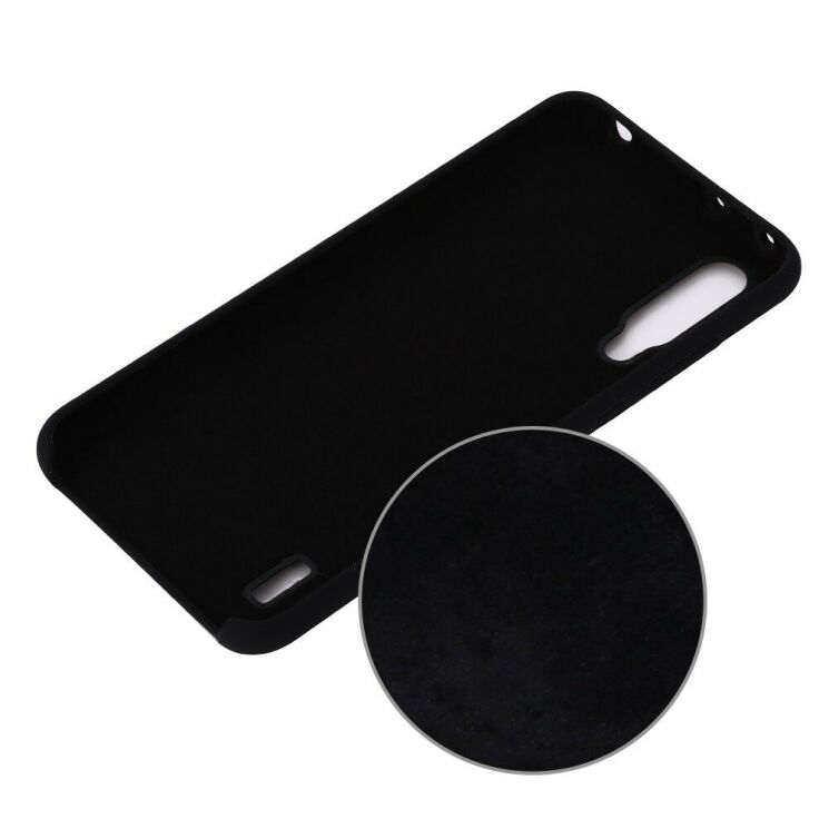 Защитный чехол Deexe Silicone Case для Xiaomi Mi A3 / Mi CC9e - Black: фото 3 из 6