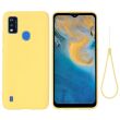 Защитный чехол Deexe Silicone Case для ZTE Blade A51 - Yellow (283417Y)