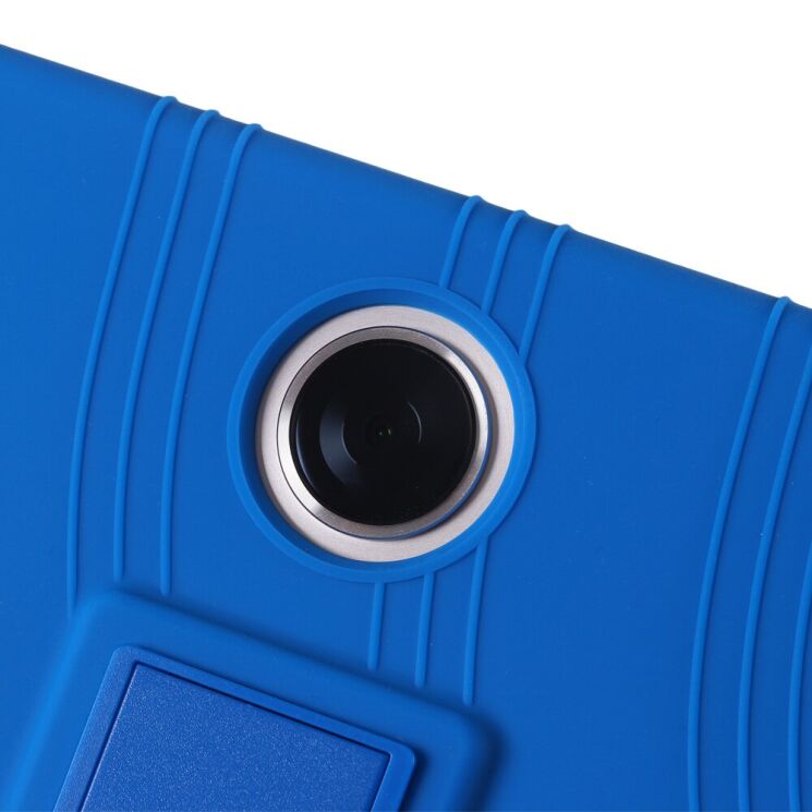 Захисний чохол Deexe Silicone Kickstand для OPPO Pad SE - Dark Blue: фото 8 з 9