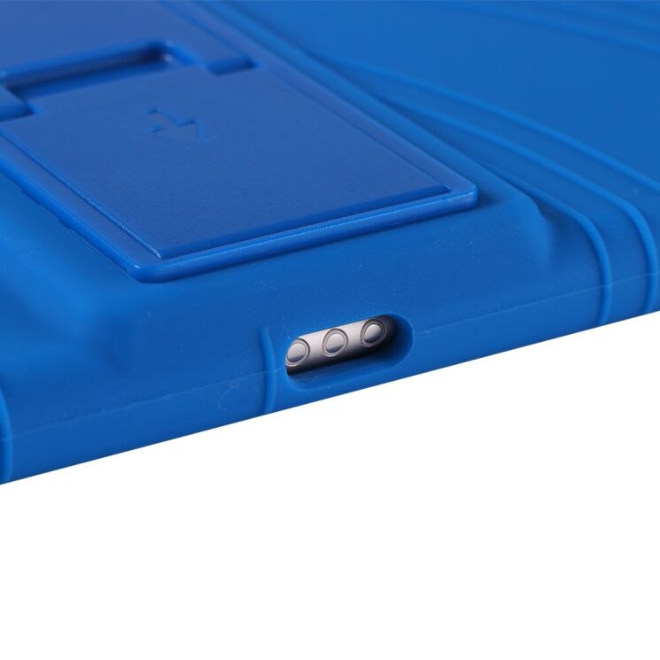Захисний чохол Deexe Silicone Kickstand для OPPO Pad SE - Dark Blue: фото 6 з 9