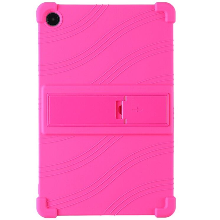 Защитный чехол Deexe Silicone Kickstand для Samsung Galaxy Tab A9 Plus (X210/216) - Rose: фото 1 из 7