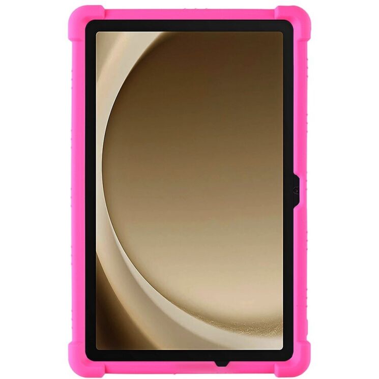 Защитный чехол Deexe Silicone Kickstand для Samsung Galaxy Tab A9 Plus (X210/216) - Rose: фото 2 из 7