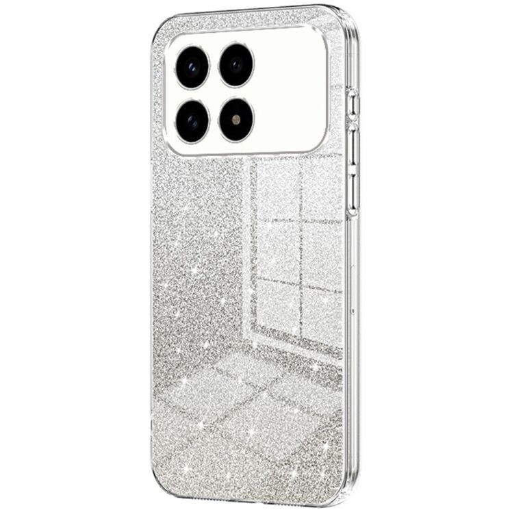Захисний чохол Deexe Sparkles Cover для Xiaomi Poco F8 Pro - Transparent: фото 1 з 7