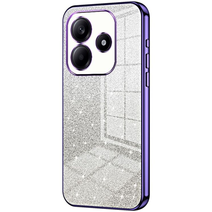 Защитный чехол Deexe Sparkles Cover для Xiaomi Redmi Note 14 4G - Purple: фото 1 из 7