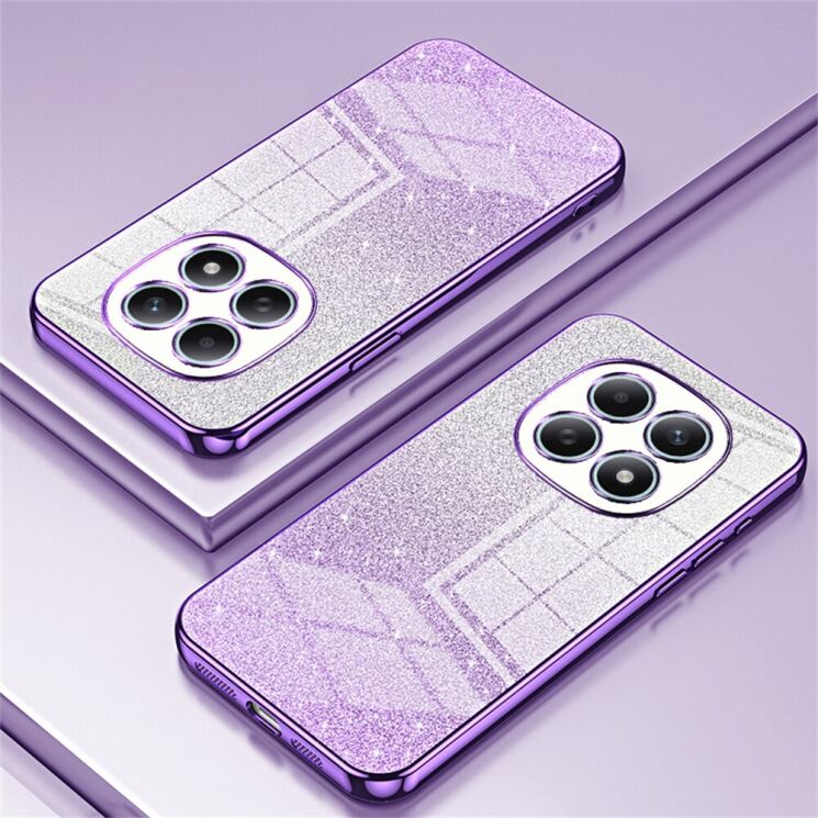 Захисний чохол Deexe Sparkles Cover для Xiaomi Redmi Note 15 5G / Poco M8 5G - Purple: фото 2 з 7